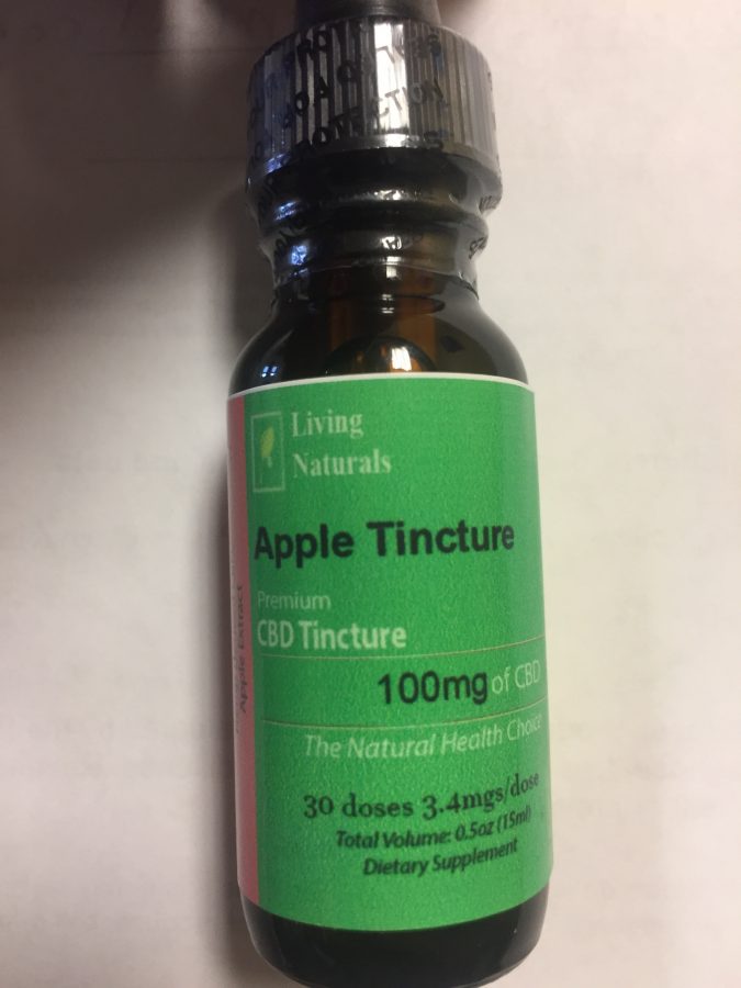 100mg Apple Tincture Herbal Risings CBD Dispensary