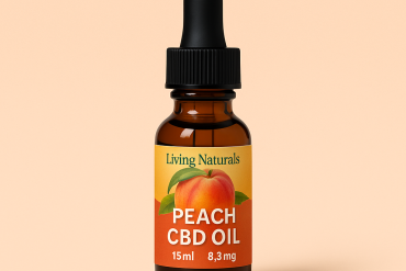 Living Naturals Peach CBD Oil 250mg