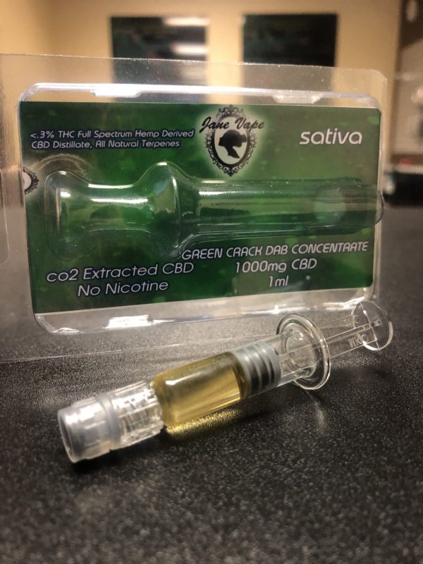 Full Spectrum Distillate 1000mg with real terpenes (green crack)