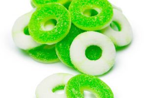 green apple rings with cbd