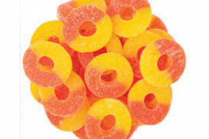 peach 100mg cbd GUMMIES