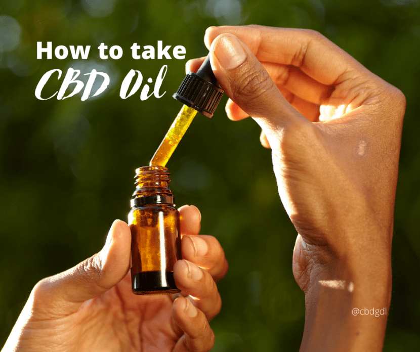 HOW TO TAKE CBD OIL