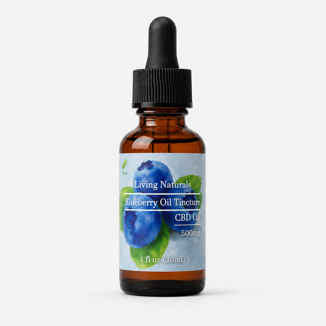 500mg Blueberry CBD Oil, 30ml