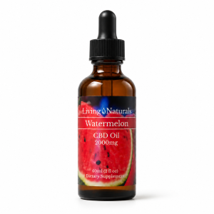 Living Naturals Watermelon CBD Oil 2000mg 60ml bottle
